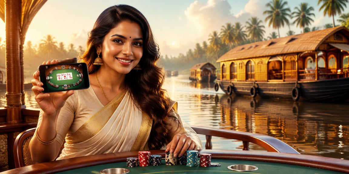 Indian player logging into online poker platform on mobile